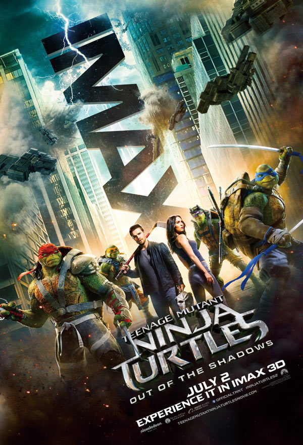 《忍者神龟2》发IMAX海报 经典IP再度焕发青春