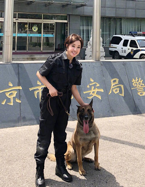 但愿人长久7月1日首播警花与警犬实战模拟