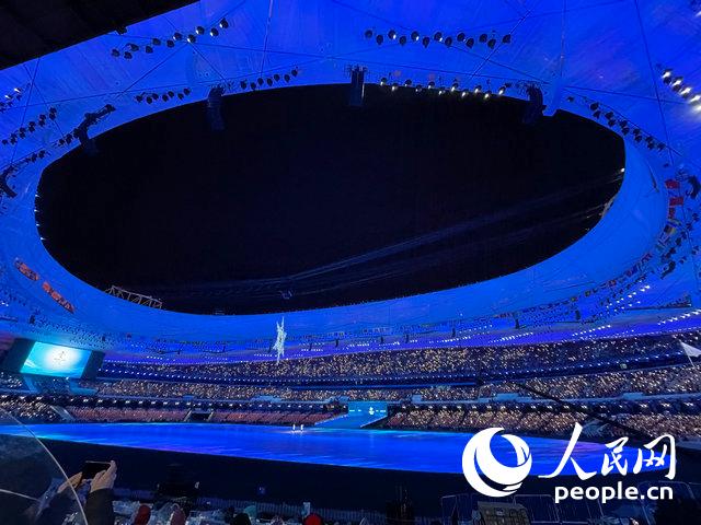 北京冬奥会闭幕式现场。