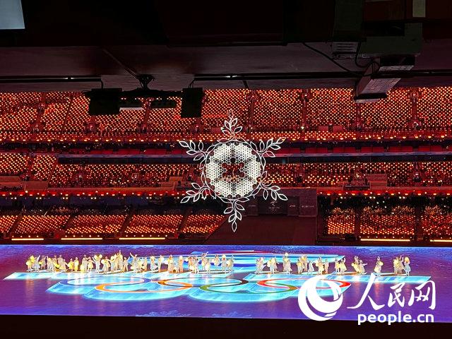 北京冬奥会闭幕式现场。