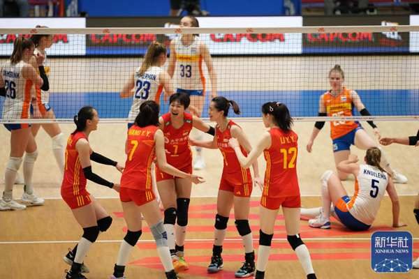 全力备战巴黎奥运会丨三连胜！世联赛中国女排3:1力克荷兰女排