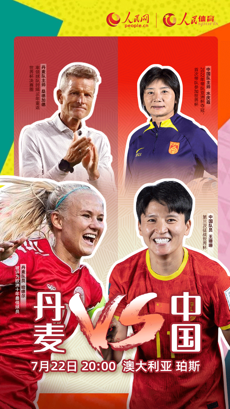 女足世界杯|中國女足今晚20時首戰丹麥 讓我們一起為姑娘們加油 