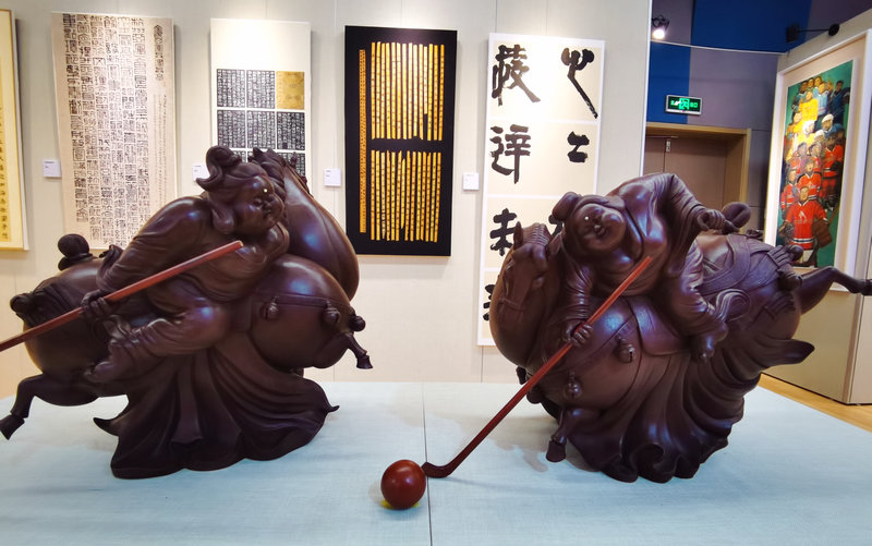 展品:盛世风流——唐马球。