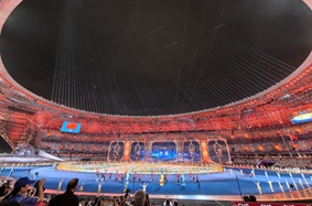 组图：第十九届亚洲运动会开幕式精彩瞬间
