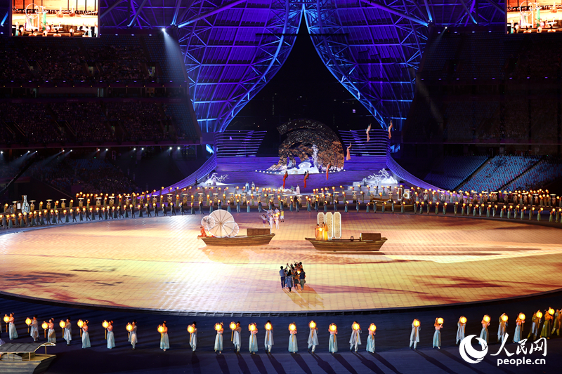 杭州亚运会开幕式文艺表演。