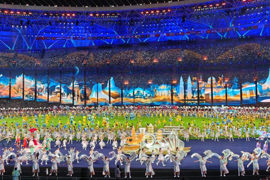 组图：杭州亚运会闭幕式精彩瞬间