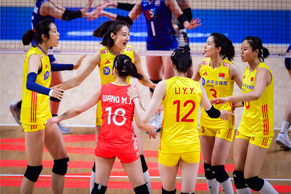 世界女排联赛丨朱婷首发贡献17分 中国队3:0胜泰国队