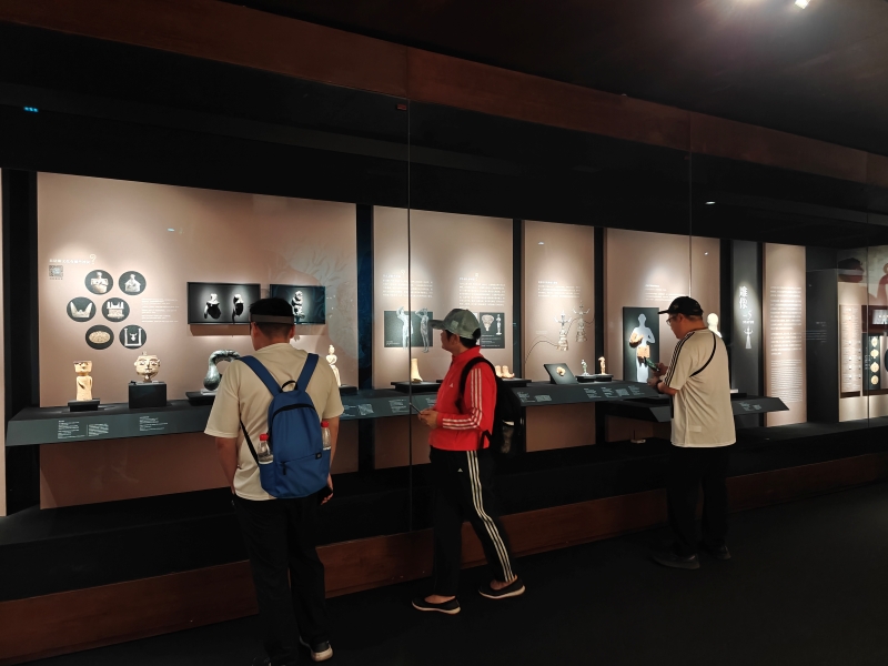 “代达罗斯：希腊克里特岛的神话”特展现场。人民网记者 韦衍行摄