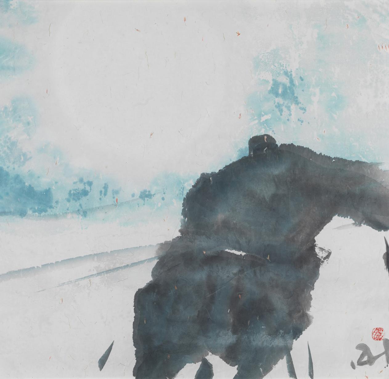 《雪中一骑》。主持方供图