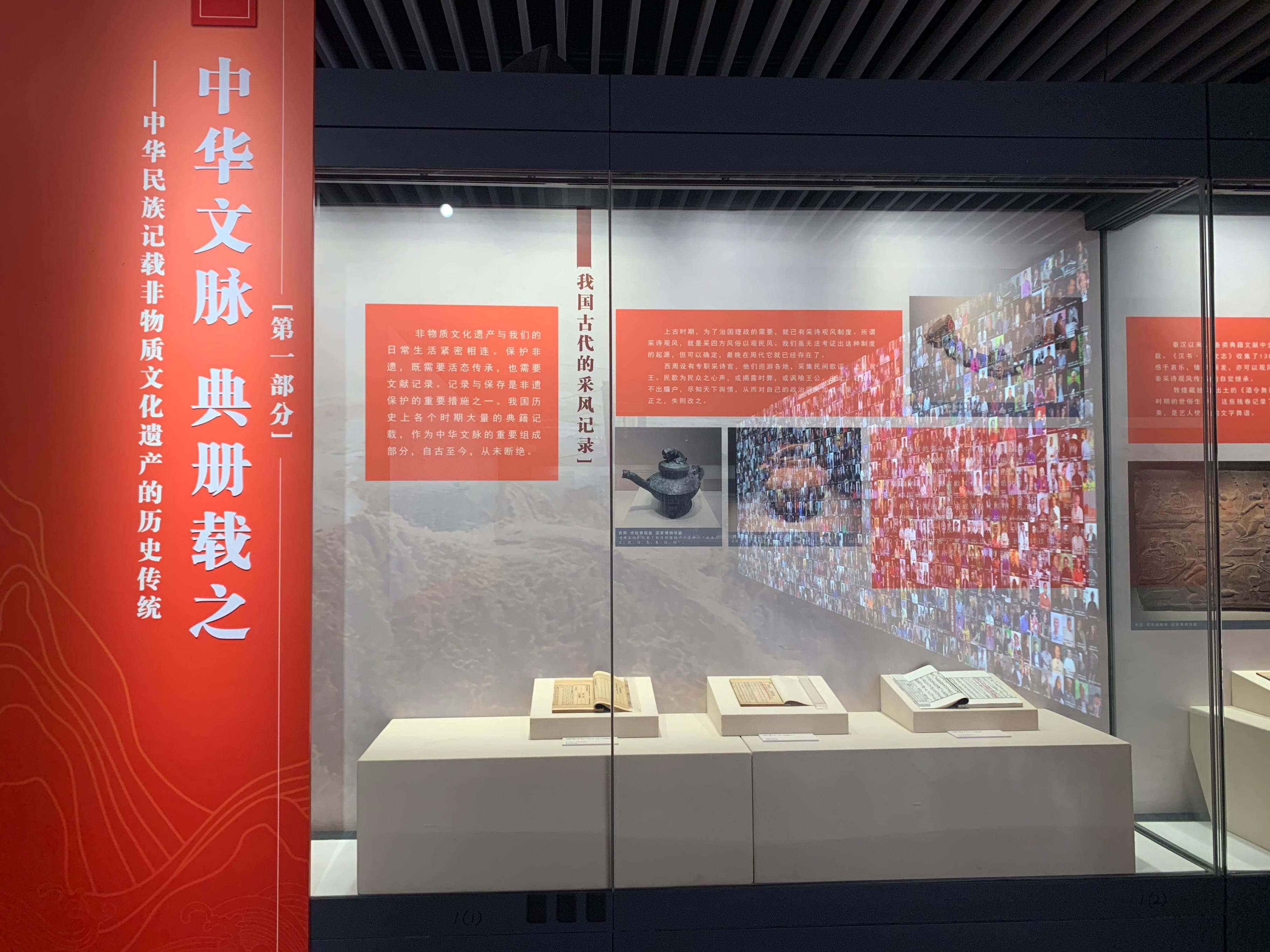 “国家级非物质文化遗产代表性传承人记录工作成果展”展览现场。人民网记者 刘颖颖摄