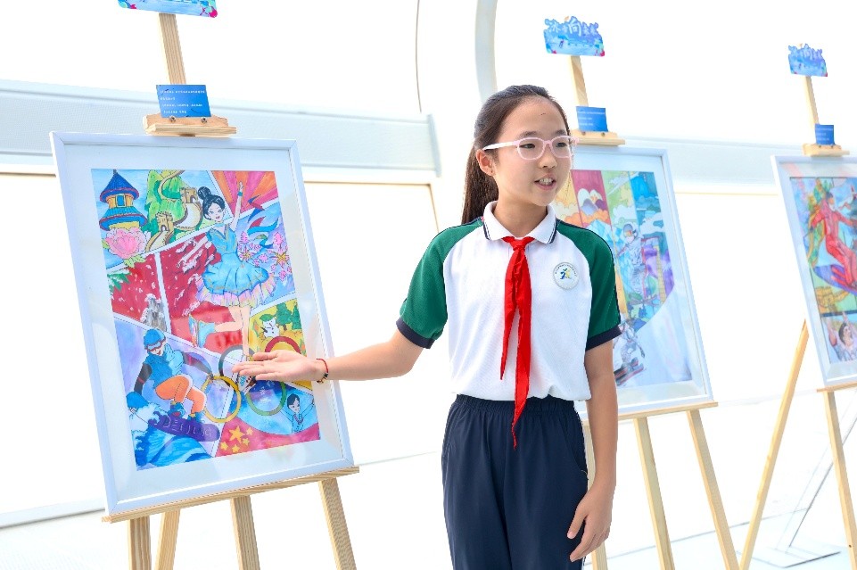 艺术作品展现场。人民网记者 李乃妍摄