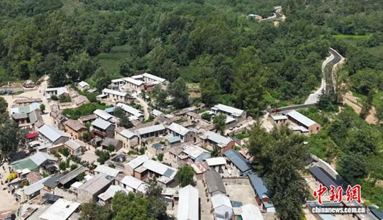 航拍山西和顺南天池村：“牛郎织女传说”核心传承地