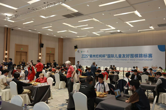 比赛现场。中国围棋协会供图