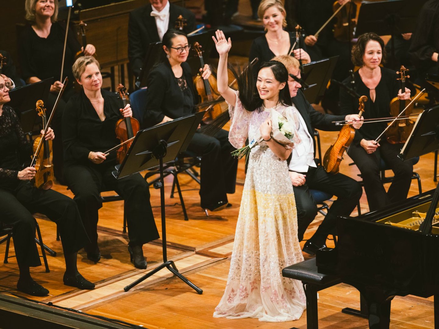 2025年9月，王丽雅在第74届ARD国际音乐比赛获奖者音乐会。中国音乐家协会供图