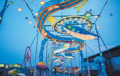 非遗千灯映夏夜