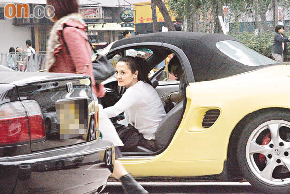 张柏芝妈妈与年轻型男驾车出游 甜蜜过情人节