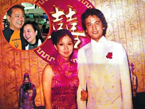 昔日結婚照曝光陳百祥原來已經成婚30年圖片1