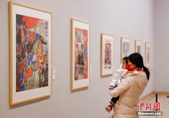 湘情乡韵傅真忻绘画艺术展在中国美术馆展出6