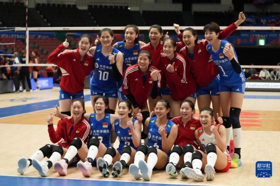 世界女排联赛：中国队胜德国队