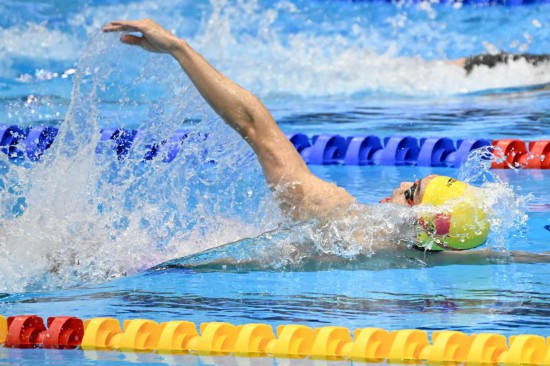 创前史！中国队赢得游水世锦赛男人4X100米混合泳接力银牌