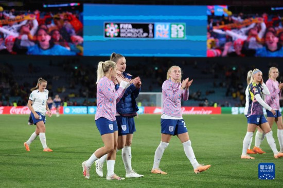 女足世界杯四分之一决赛：英格兰队晋级四强