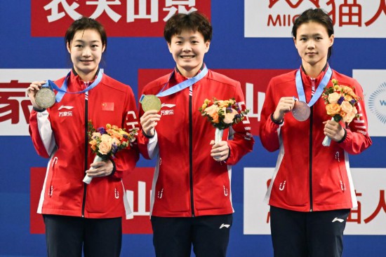 世锦赛跳水选拔赛：陈艺文、杨昊获得金牌