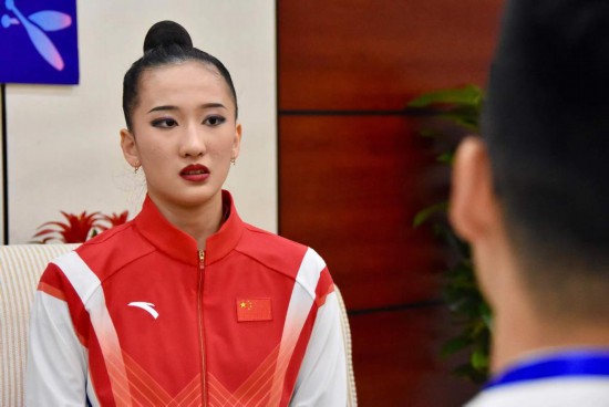 完成度决定成败 中国风彰显美感——专访中国艺术体操队队员王子露